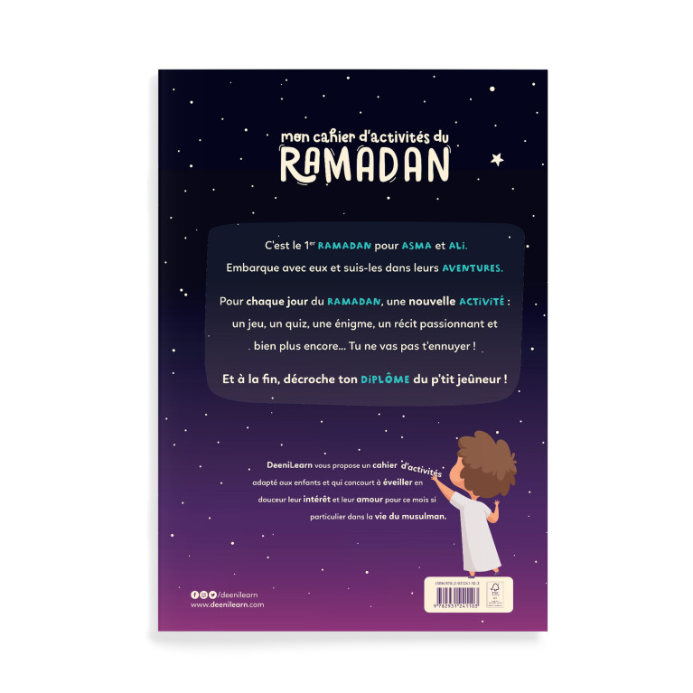 Mon Cahier d'Activités du Ramadan - Dès 6 ans - Edition DEENILEARN