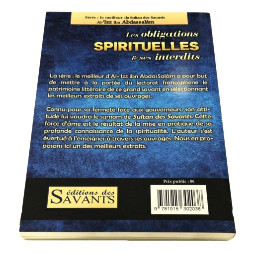Les Obligation Spirituelles & ses Interdits - Editions des Savants
