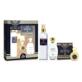 Musk Taher Oud - Coffret - Parfums Spray 250ml - Eau De Parfum 35ml - Bakhoor 40g - Oil 15ml - My Parfume