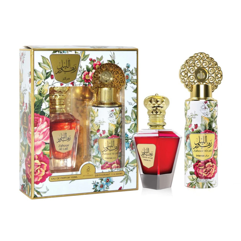 Zahoor Al Lail Intense - Coffret - Parfums Spray 200ml - Eau De Parfum 100ml - My Parfumes - 200ml