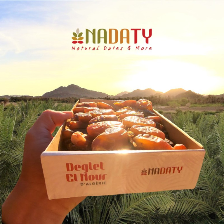 Dattes Algérian Delglet Noor Dates - Nadaty - 1 Kg