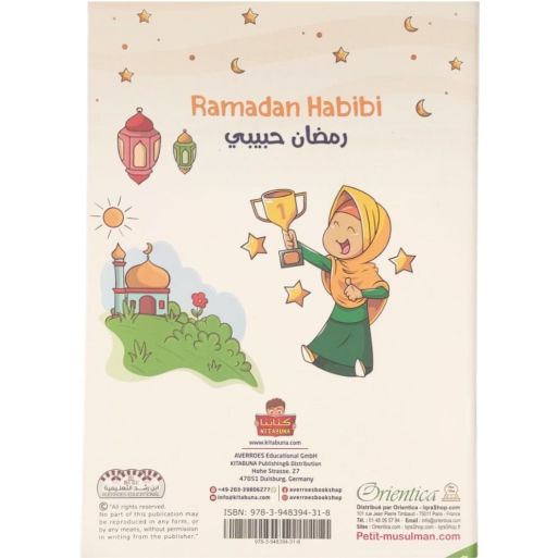 Ramadan Habibi - Livre Éducatif avec Activités de Coloriage - Enfant - Edition Orientica