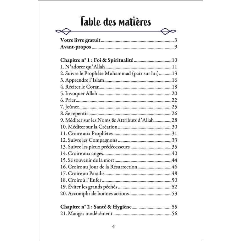 100 Trésors de L'islam - Principes du Coran & de la Sunna Pour une Vie Meilleure - Edition Muslimlife