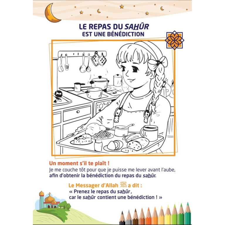 Ramadan Habibi - Livre Éducatif avec Activités de Coloriage - Enfant - Edition Orientica