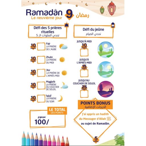 Ramadan Habibi - Livre Éducatif avec Activités de Coloriage - Enfant - Edition Orientica