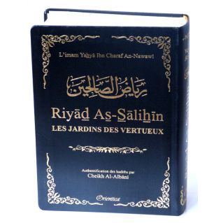 Riyâd As-Salihine de l'Imam Al Nawawi - Bleu Nuit - De Poche - Les Jardins des Vertus - Edition Orientica