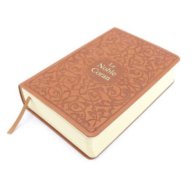 Le Noble Coran Cuir Brun - Nouvelle Traduction - Français /Arabe - FORMAT MOYEN 14.50 x 21.50 cm - Edition Tawhid