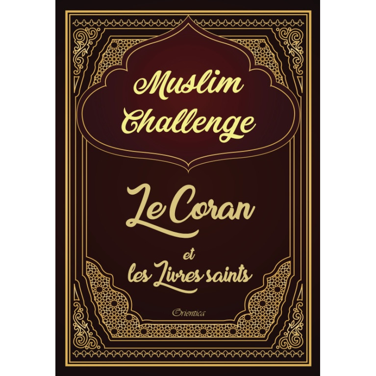 Quizz sur le Coran et les Livres Saints - Muslim Challenge - Edition Orientica