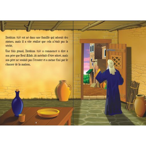 Le Prophète Ibrâhîm et les Idoles pour les tous Petits - Livre avec Pages Cartonnées - Edition Orientica