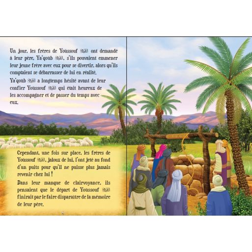 Les Prophètes Yoûssoûf et Ya‘qoûb pour les tous Petits - Livre avec Pages Cartonnées - Edition Orientica