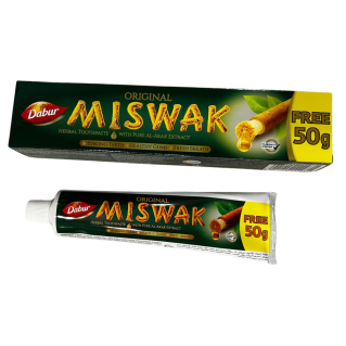 Dentifrice Herbal Miswak - 120gr + 50gr Gratuit - Laboratoire Dabur