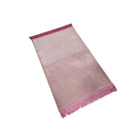Rose - Tapis de Prière Molletonné - Enfant - 50 x 79 cm