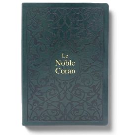 Le Noble Coran Bilingue Souple Grand Format - Vert - 17 x 24 cm - Edition Tawhid