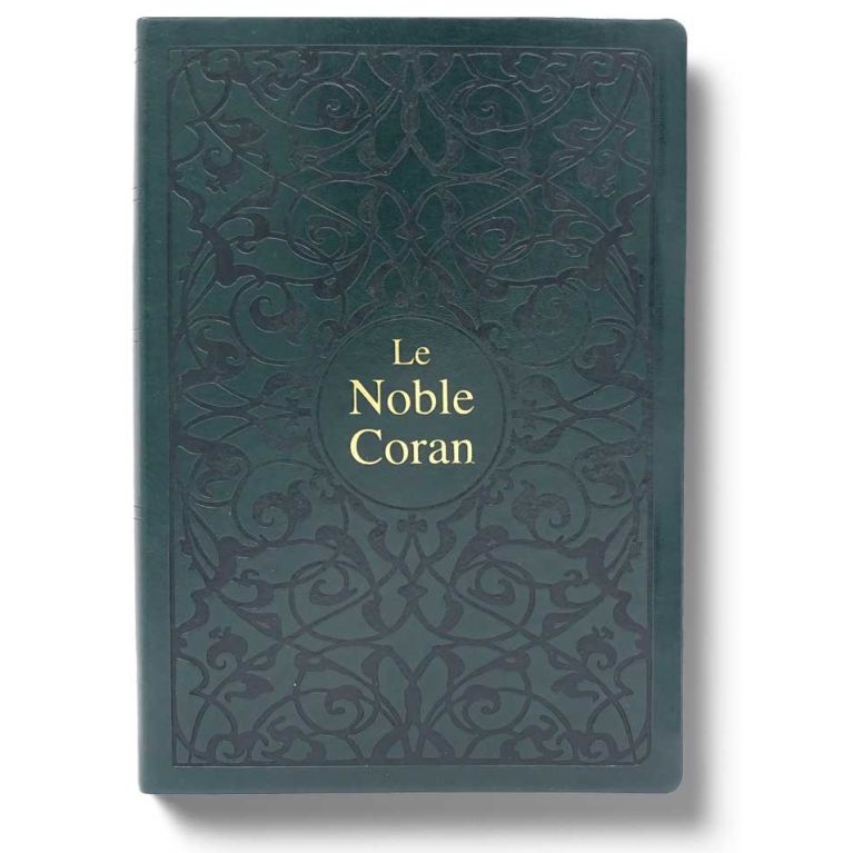 Le Noble Coran Bilingue Souple Grand Format - Vert - 17 x 24 cm - Edition Tawhid