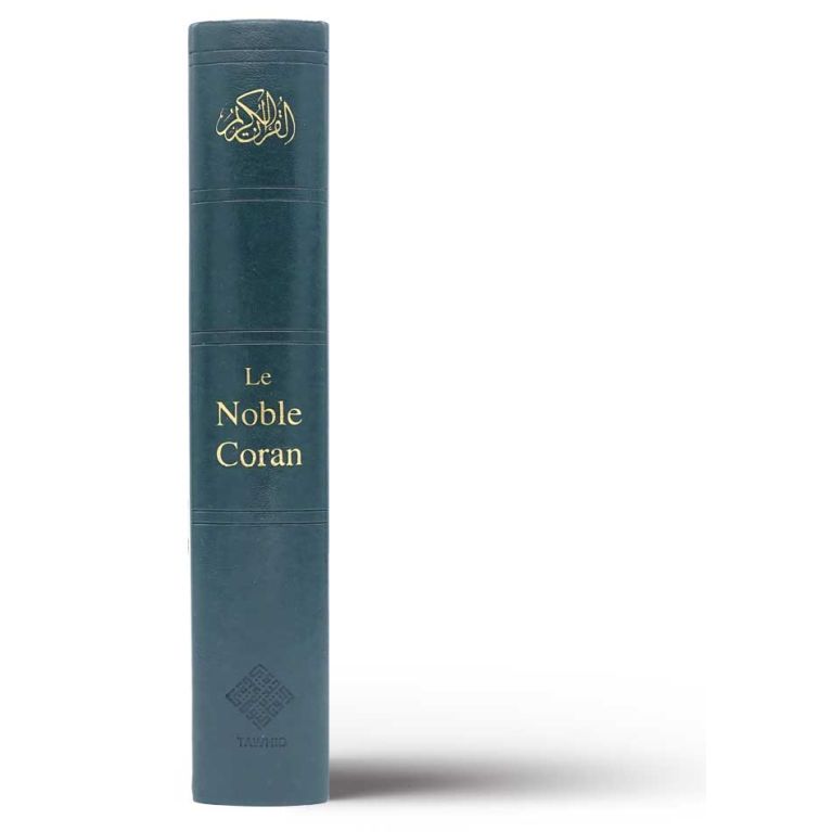 Le Noble Coran Bilingue Souple Grand Format - Vert - 17 x 24 cm - Edition Tawhid