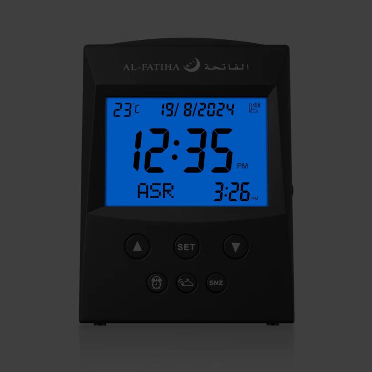 Réveil Prière Digital - Horaires de Prière et Affichage LCD -FAJ-103 
