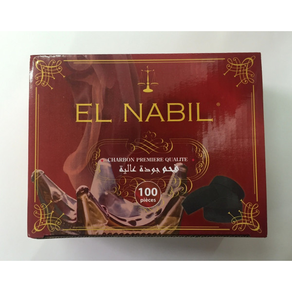 1 Boite de 100 Charbons pour Bruleur - Qualité Premium - El Nabil