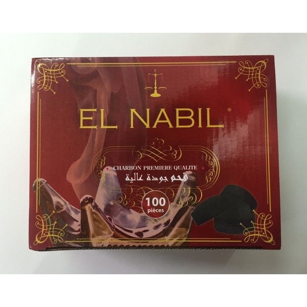 1 Boite de 100 Charbons pour Bruleur - Qualité Premium - El Nabil