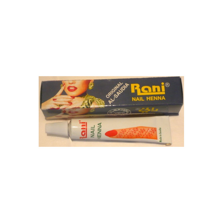 Henné - Pâte de Henna Naturel Rani en Tube pour Ongles