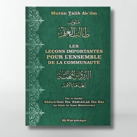 Les leçons importantes pour l'ensemble de la communauté - Format poche - Bilingue - Edition Al Haramayn