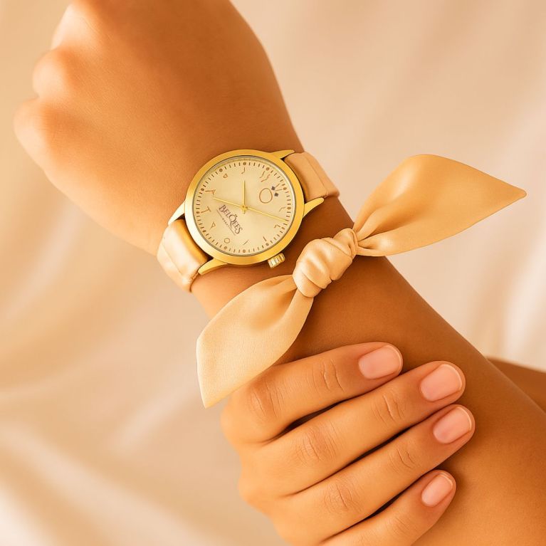 Bracelet montre pour femme avec ruban - 5 couleurs de bracelet. Bracelet montre pour femme avec ruban - 5 couleurs de bracelet.