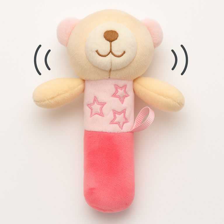 Hochet Nounours avec Sans Yeux - Soundouss Hochet Nounours avec Sans Yeux - Soundouss