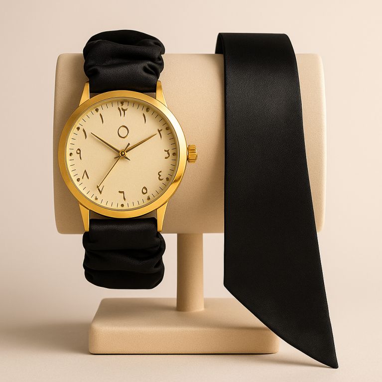 Coffret Montres Femme avec 4 Bracelets Satinés Interchangeables Coffret Montres Femme avec 4 Bracelets Satinés Interchangeables