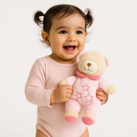 Nounours avec Grelot Bleu Sans les Yeux - Soundouss