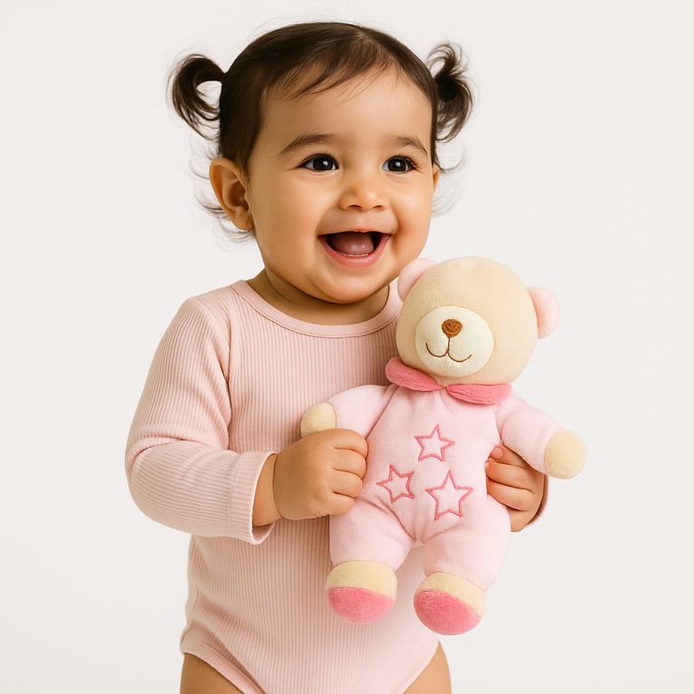 Nounours avec Grelot Bleu Sans les Yeux - Soundouss Nounours avec Grelot Bleu Sans les Yeux - Soundouss