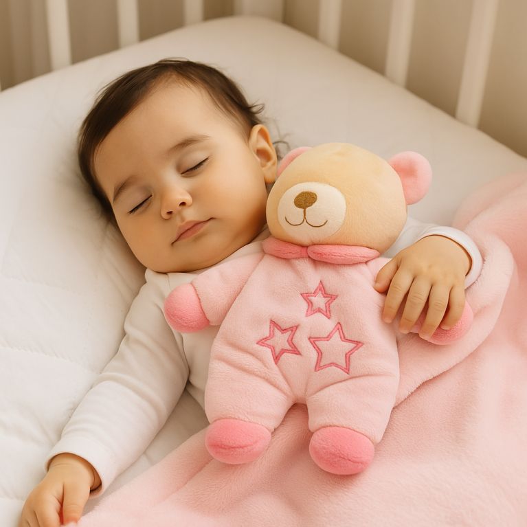 Nounours avec Plaid - peluche sans yeux - Soundouss Nounours avec Plaid - peluche sans yeux - Soundouss