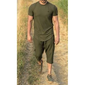 Ensemble IGO pour Homme - Sarouel Cargo et T-Shirt - Qaba’il