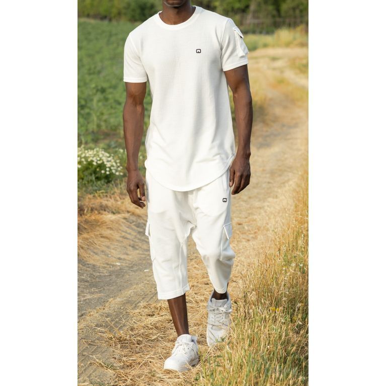 Ensemble IGO pour Homme - Sarouel Cargo et T-Shirt - Qaba’il Ensemble IGO pour Homme - Sarouel Cargo et T-Shirt - Qaba’il