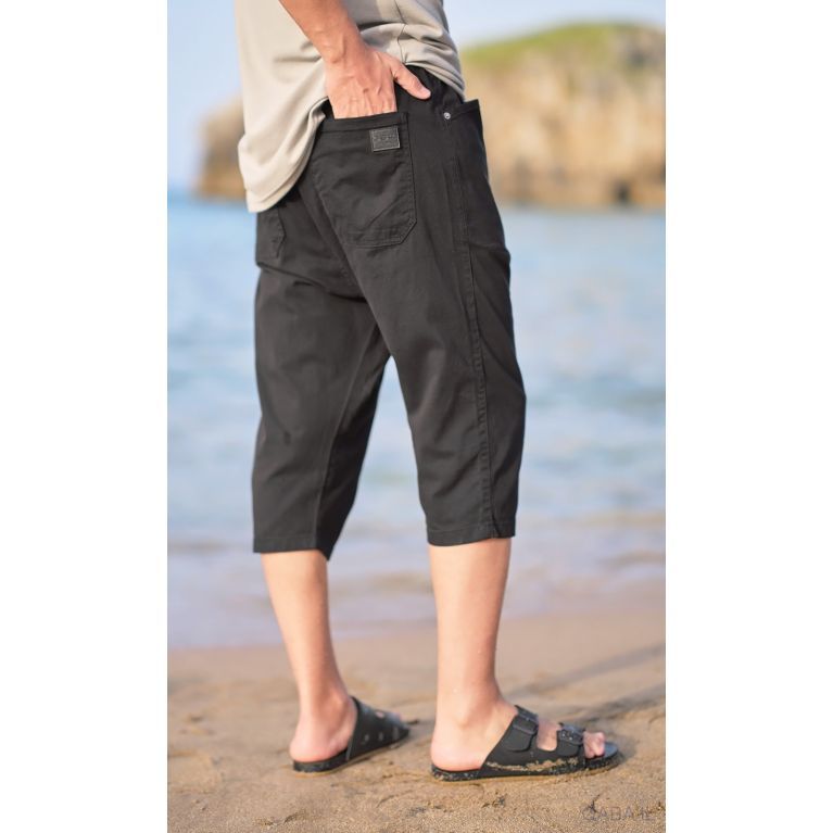 Saroual Été - Bermuda Cotton Stretch -Qaba'il S25 Saroual Été - Bermuda Cotton Stretch -Qaba'il S25