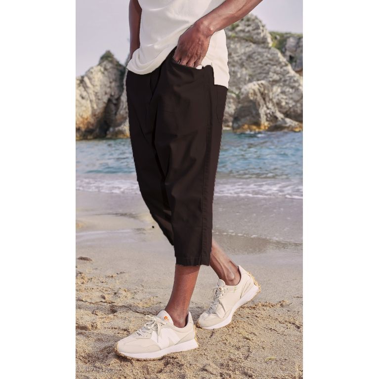Saroual Été - Bermuda Cotton Stretch -Qaba'il S25 Saroual Été - Bermuda Cotton Stretch -Qaba'il S25