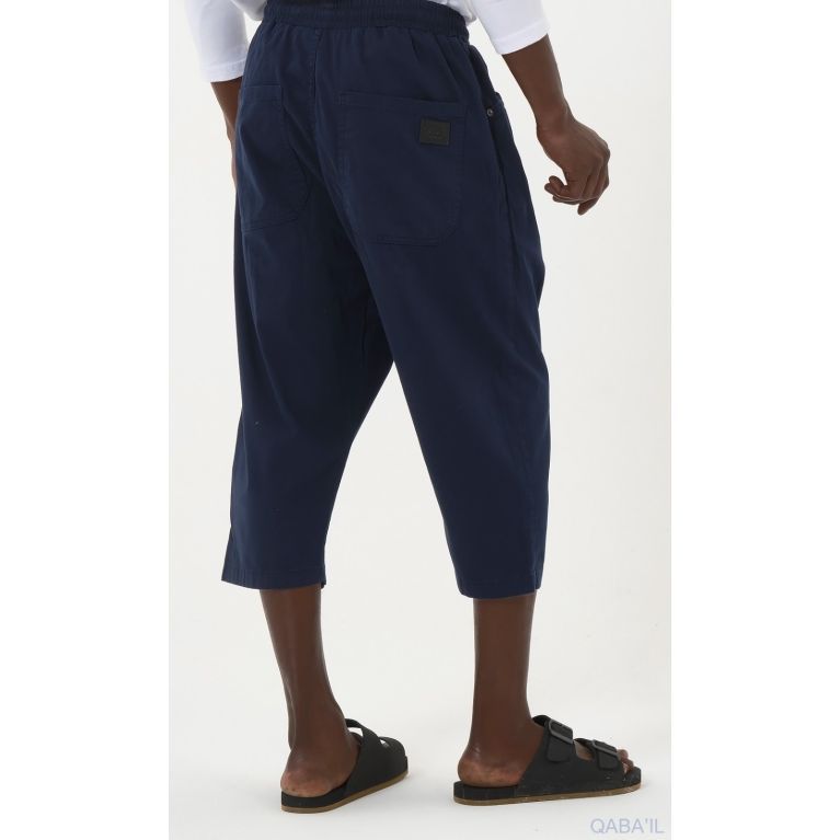 Saroual Été - Bermuda Cotton Stretch -Qaba'il S25 Saroual Été - Bermuda Cotton Stretch -Qaba'il S25