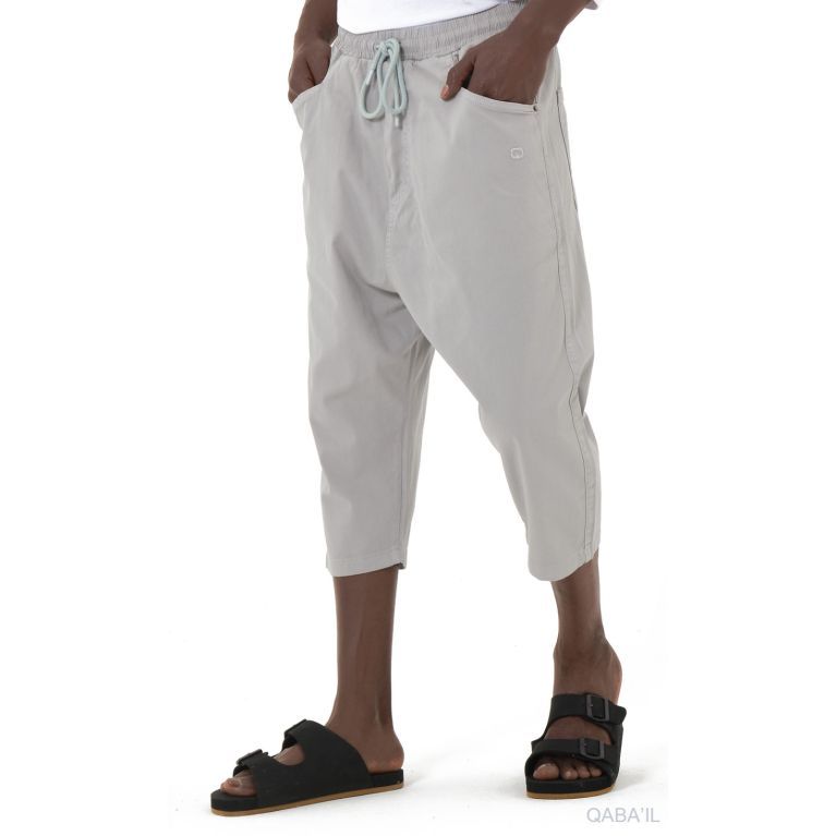 Saroual Été - Bermuda Cotton Stretch -Qaba'il S25 Saroual Été - Bermuda Cotton Stretch -Qaba'il S25