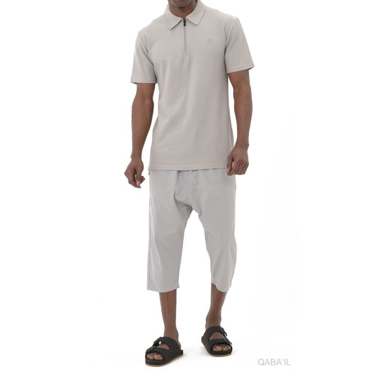 Saroual Été - Bermuda Cotton Stretch -Qaba'il S25 Saroual Été - Bermuda Cotton Stretch -Qaba'il S25