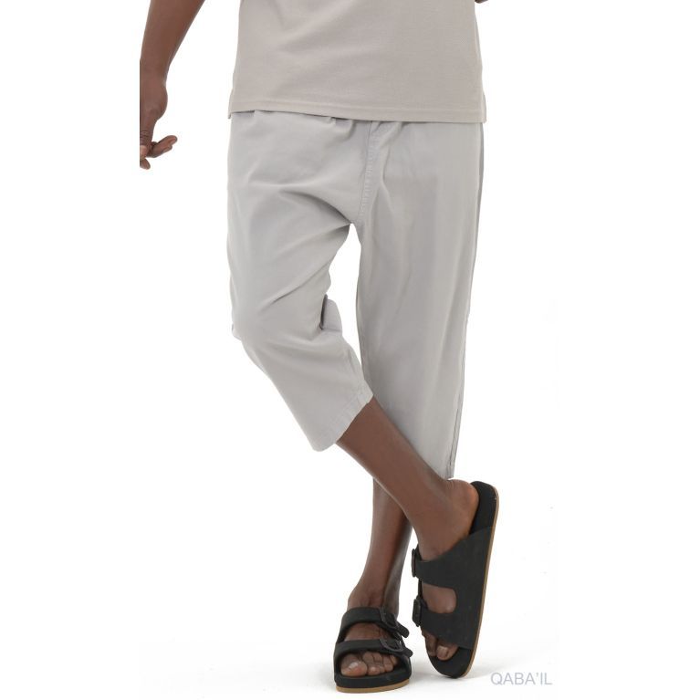 Saroual Été - Bermuda Cotton Stretch -Qaba'il S25 Saroual Été - Bermuda Cotton Stretch -Qaba'il S25