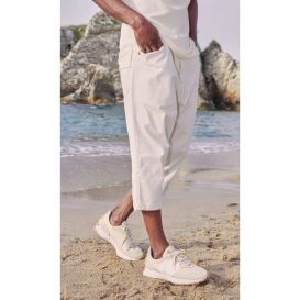 Saroual Été - Bermuda Cotton Stretch -Qaba'il S25