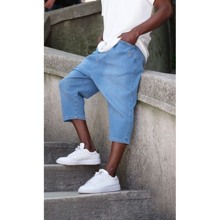 Bermuda Jean Stretch Homme - Qaba'il Bermuda Jean Stretch Homme - Qaba'il