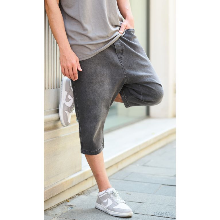 Bermuda Jean Stretch Homme - Qaba'il Bermuda Jean Stretch Homme - Qaba'il