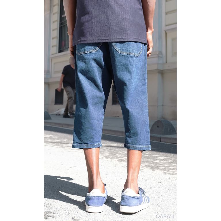 Bermuda Jean Stretch Homme - Qaba'il Bermuda Jean Stretch Homme - Qaba'il