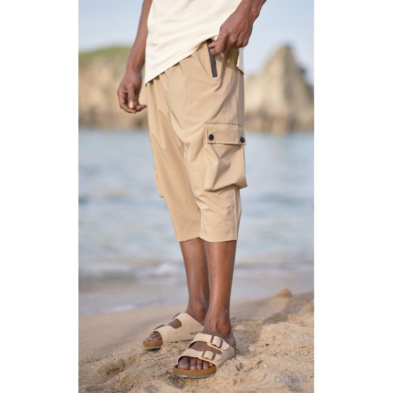 Pantacourt Cargo TREK Homme - Qaba'il Pantacourt Cargo TREK Homme - Qaba'il