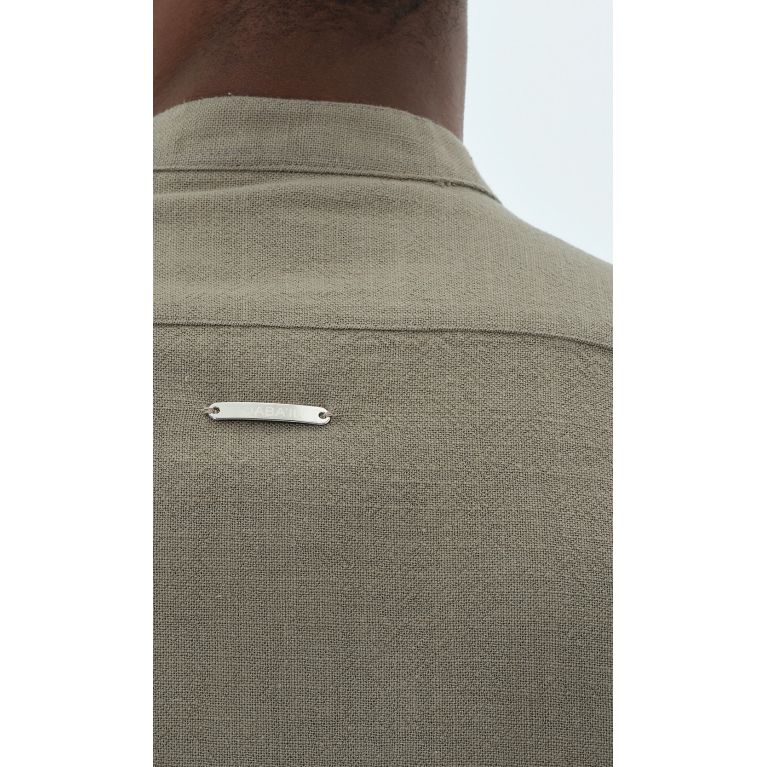 Ensemble 100% Coton Chemise Col Officier et Sarouel - Qaba'il Ensemble 100% Coton Chemise Col Officier et Sarouel - Qaba'il
