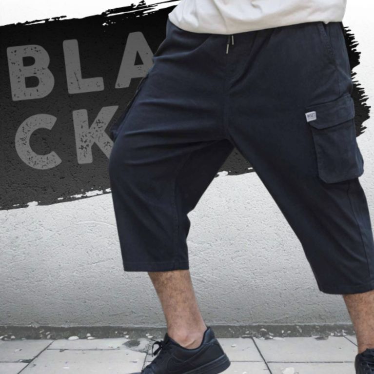 Sarouel Homme style Short - Cargo Pants Streetwear - Wassat