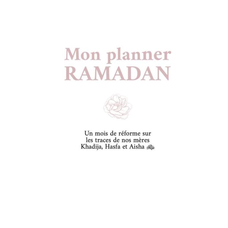 Mon Planner Ramadan - Edition Al Imam