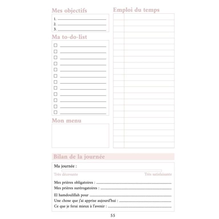 Mon Planner Ramadan - Edition Al Imam