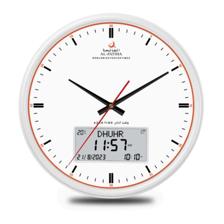 Horloge Azan - rappel adhan au quotidien - Al fatiha Horloge Azan - rappel adhan au quotidien - Al fatiha