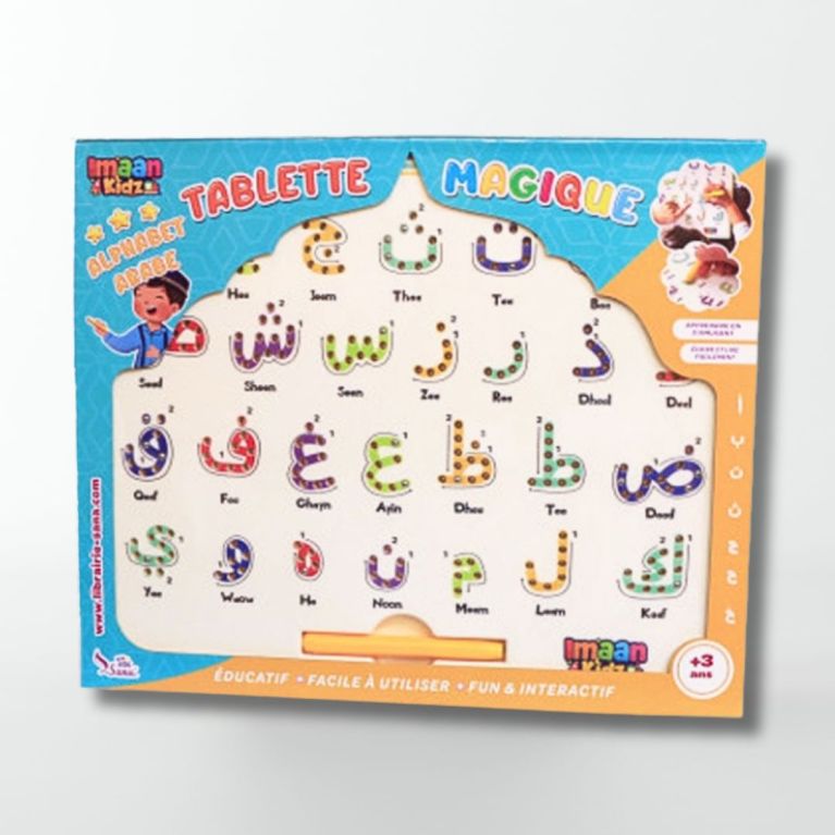 Tablette Magique de l'alphabet arabe (+3ans) - Sana Kids Tablette Magique de l'alphabet arabe (+3ans) - Sana Kids