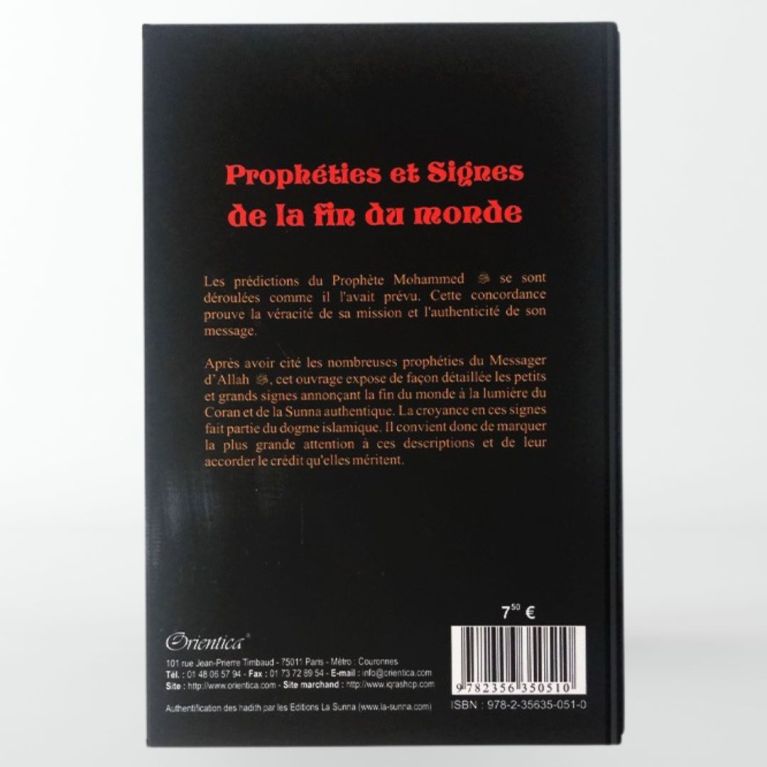 Prophéties et signes de la fin du monde : les grands et petits signes de la fin des temps - Zerrouk Cherif-zahar - Edition Orien Prophéties et signes de la fin du monde : les grands et petits signes de la fin des temps - Zerrouk Cherif-zahar - Edition Orien